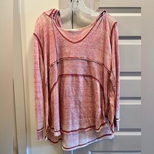 Distressed Lightweight Hoodie